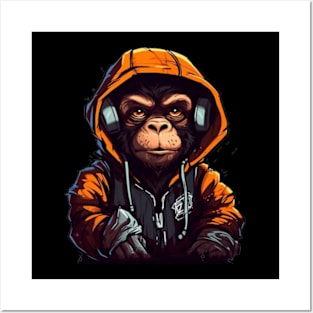 Cyberpunk Monkey Posters and Art